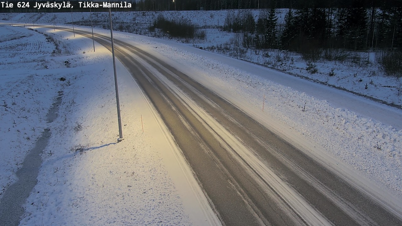 Kelikamerat Kuva Tie 624 Jyväskylä, Tikka-Mannila, Jyväskylä, Keski-Suomi