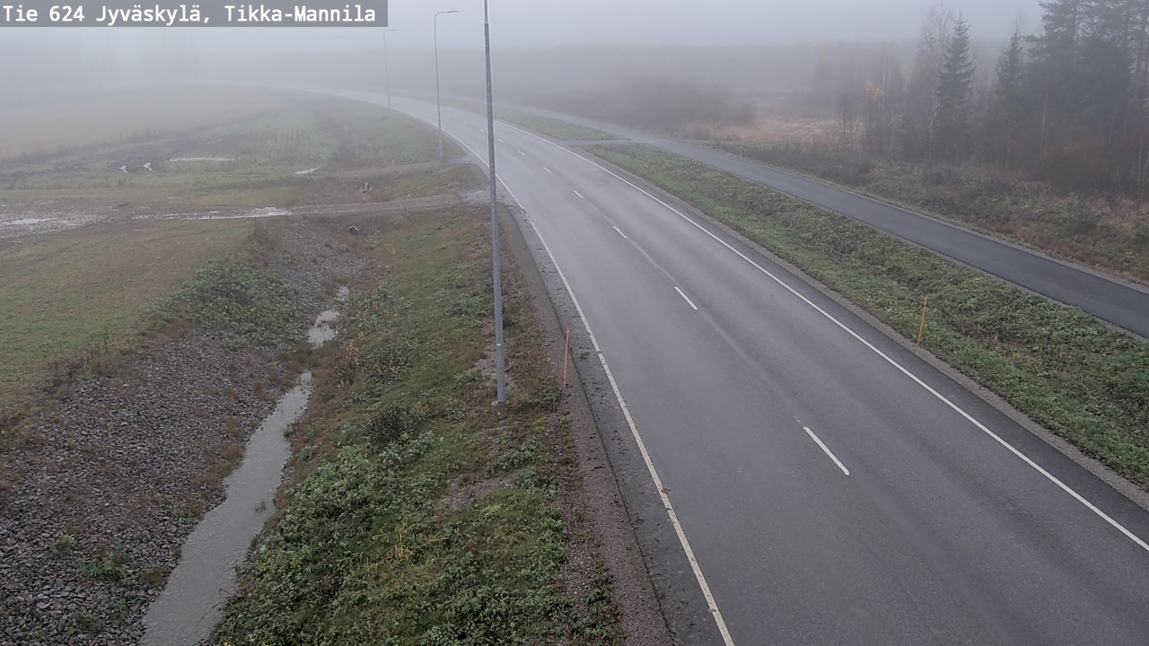 Kelikamerat Kuva Tie 624 Jyväskylä, Tikka-Mannila, Jyväskylä, Keski-Suomi