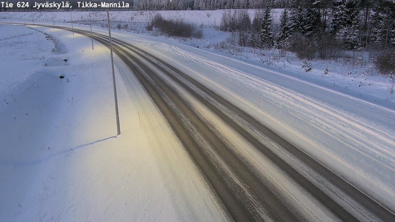Kelikamerat Kuva Tie 624 Jyväskylä, Tikka-Mannila, Jyväskylä, Keski-Suomi