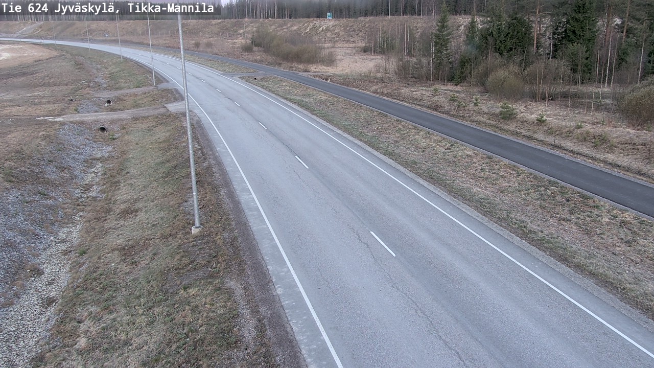 Kelikamerat Kuva Tie 624 Jyväskylä, Tikka-Mannila, Jyväskylä, Keski-Suomi