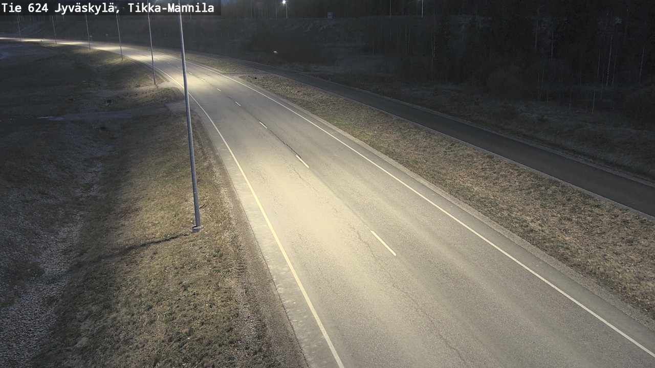 Weather Camera Image Road 624 Jyväskylä, Tikka-Mannila, Jyväskylä, Keski-Suomi