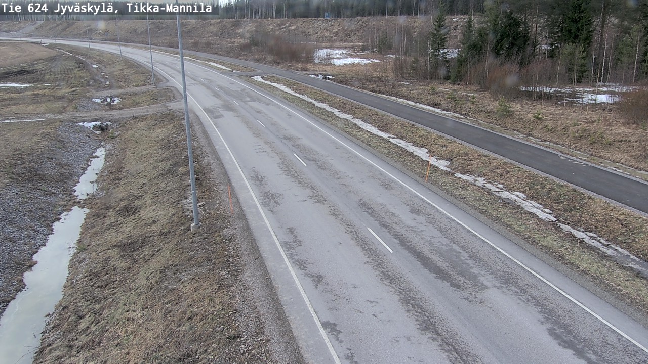 Kelikamerat Kuva Tie 624 Jyväskylä, Tikka-Mannila, Jyväskylä, Keski-Suomi