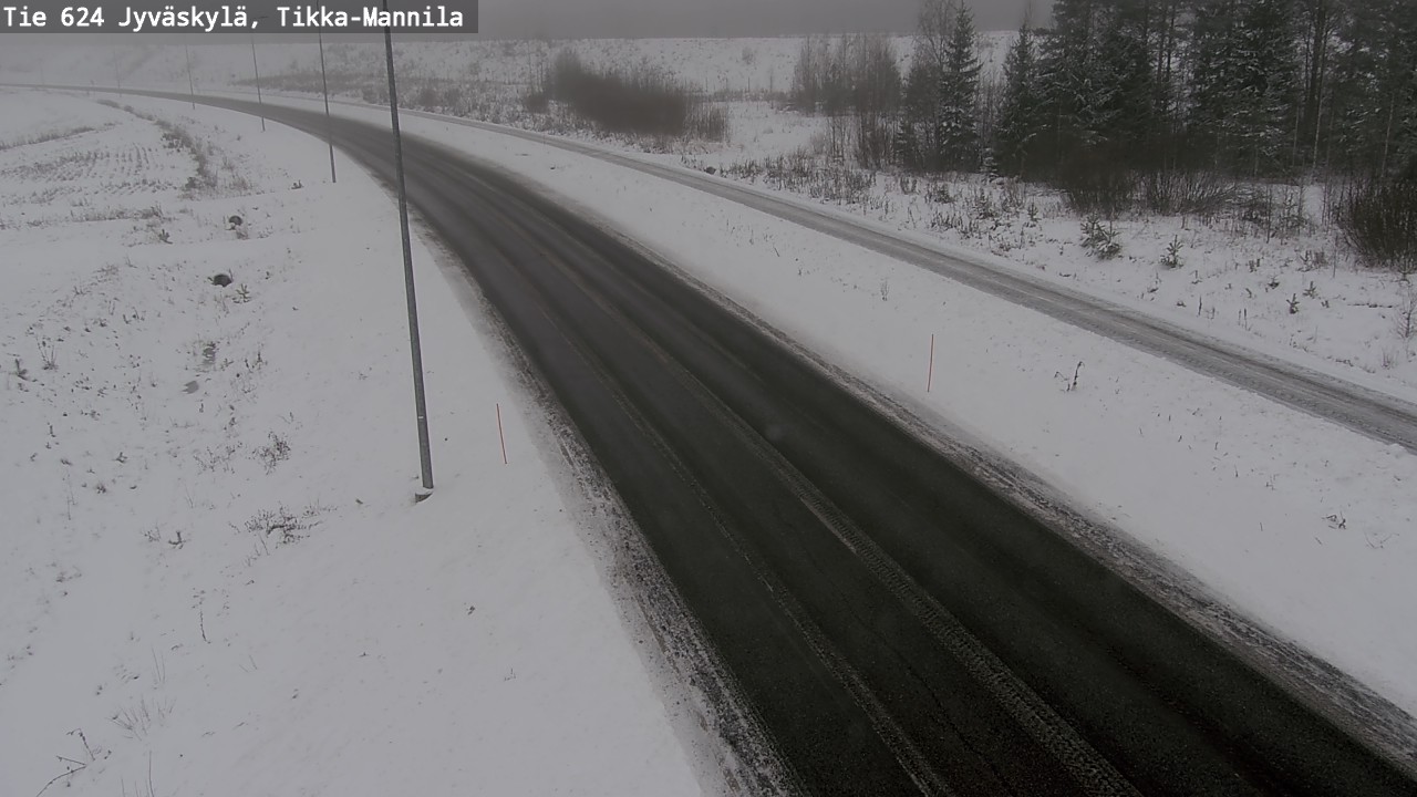 Kelikamerat Kuva Tie 624 Jyväskylä, Tikka-Mannila, Jyväskylä, Keski-Suomi