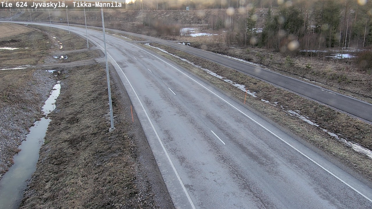 Weather Camera Image Road 624 Jyväskylä, Tikka-Mannila, Jyväskylä, Keski-Suomi