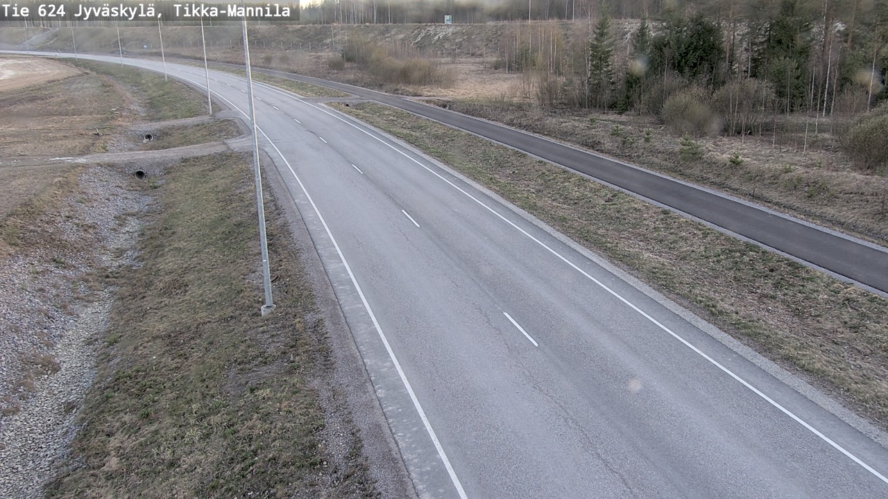 Weather Camera Image Road 624 Jyväskylä, Tikka-Mannila, Jyväskylä, Keski-Suomi