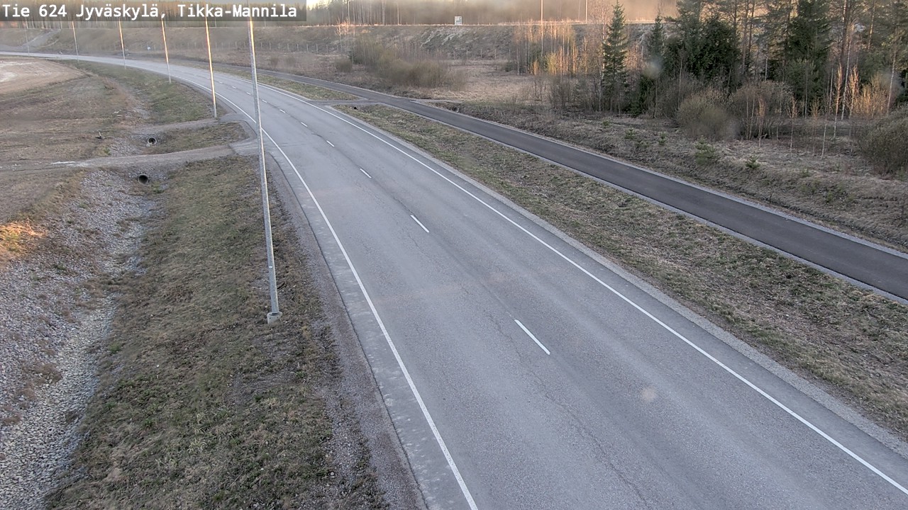 Weather Camera Image Road 624 Jyväskylä, Tikka-Mannila, Jyväskylä, Keski-Suomi
