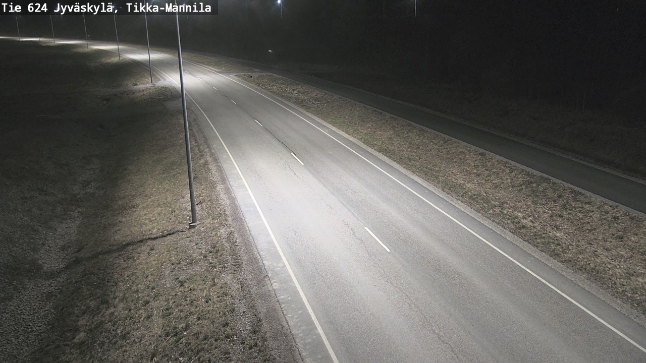 Weather Camera Image Road 624 Jyväskylä, Tikka-Mannila, Jyväskylä, Keski-Suomi
