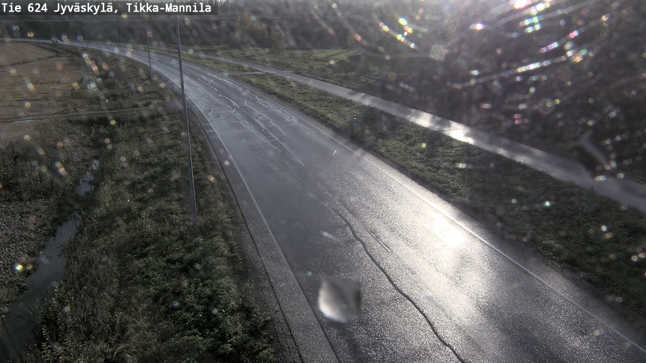 Weather Camera Image Road 624 Jyväskylä, Tikka-Mannila, Jyväskylä, Keski-Suomi