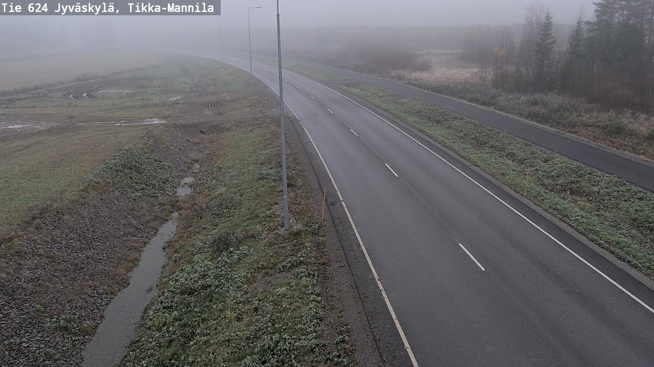 Kelikamerat Kuva Tie 624 Jyväskylä, Tikka-Mannila, Jyväskylä, Keski-Suomi