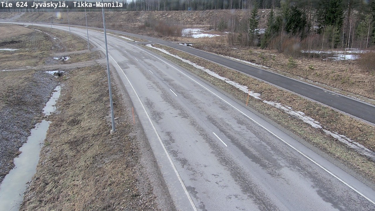 Kelikamerat Kuva Tie 624 Jyväskylä, Tikka-Mannila, Jyväskylä, Keski-Suomi