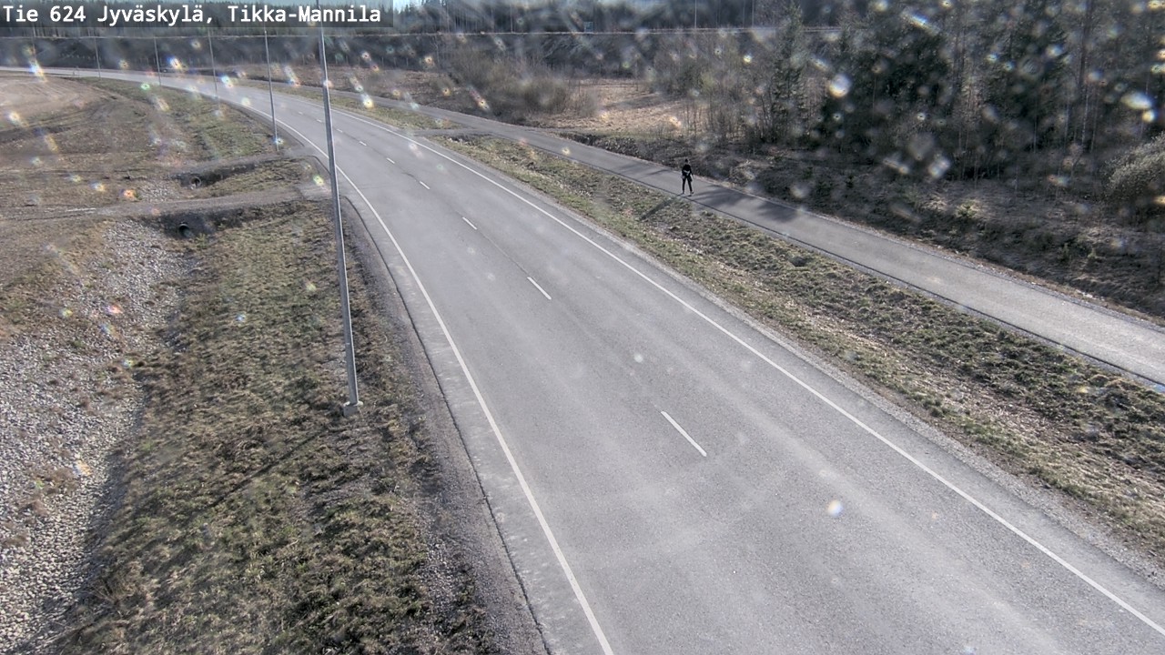 Weather Camera Image Road 624 Jyväskylä, Tikka-Mannila, Jyväskylä, Keski-Suomi