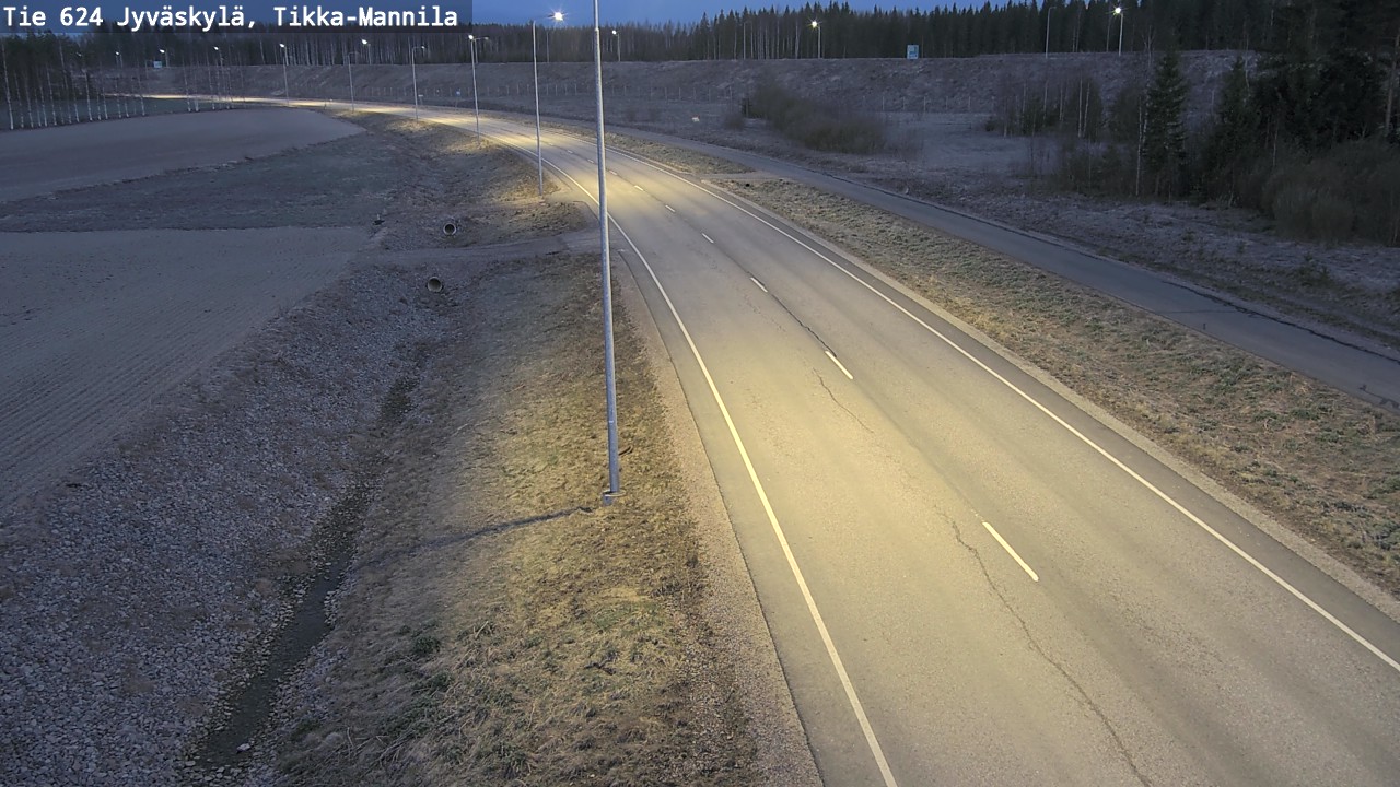 Kelikamerat Kuva Tie 624 Jyväskylä, Tikka-Mannila, Jyväskylä, Keski-Suomi