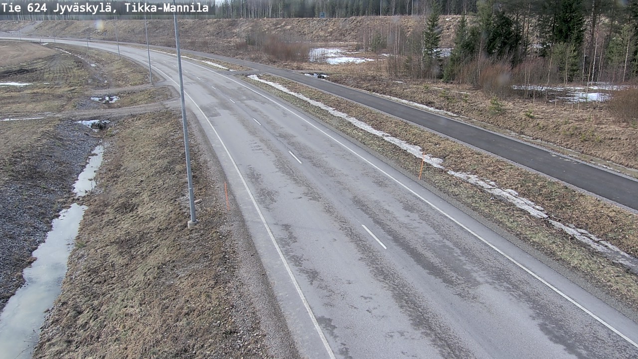 Kelikamerat Kuva Tie 624 Jyväskylä, Tikka-Mannila, Jyväskylä, Keski-Suomi