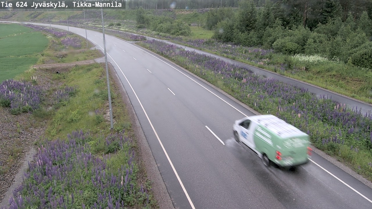 Weather Camera Image Road 624 Jyväskylä, Tikka-Mannila, Jyväskylä, Keski-Suomi