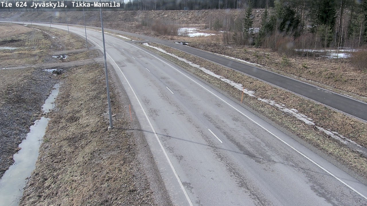 Kelikamerat Kuva Tie 624 Jyväskylä, Tikka-Mannila, Jyväskylä, Keski-Suomi