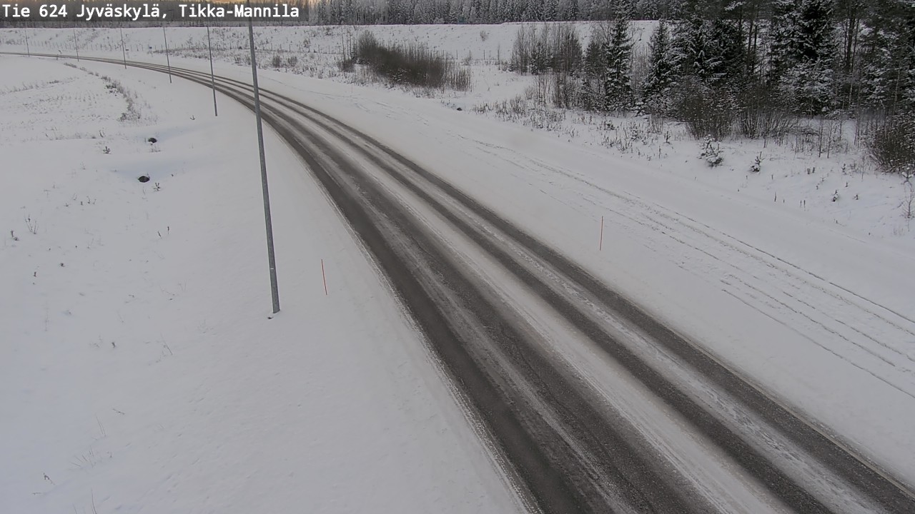 Kelikamerat Kuva Tie 624 Jyväskylä, Tikka-Mannila, Jyväskylä, Keski-Suomi