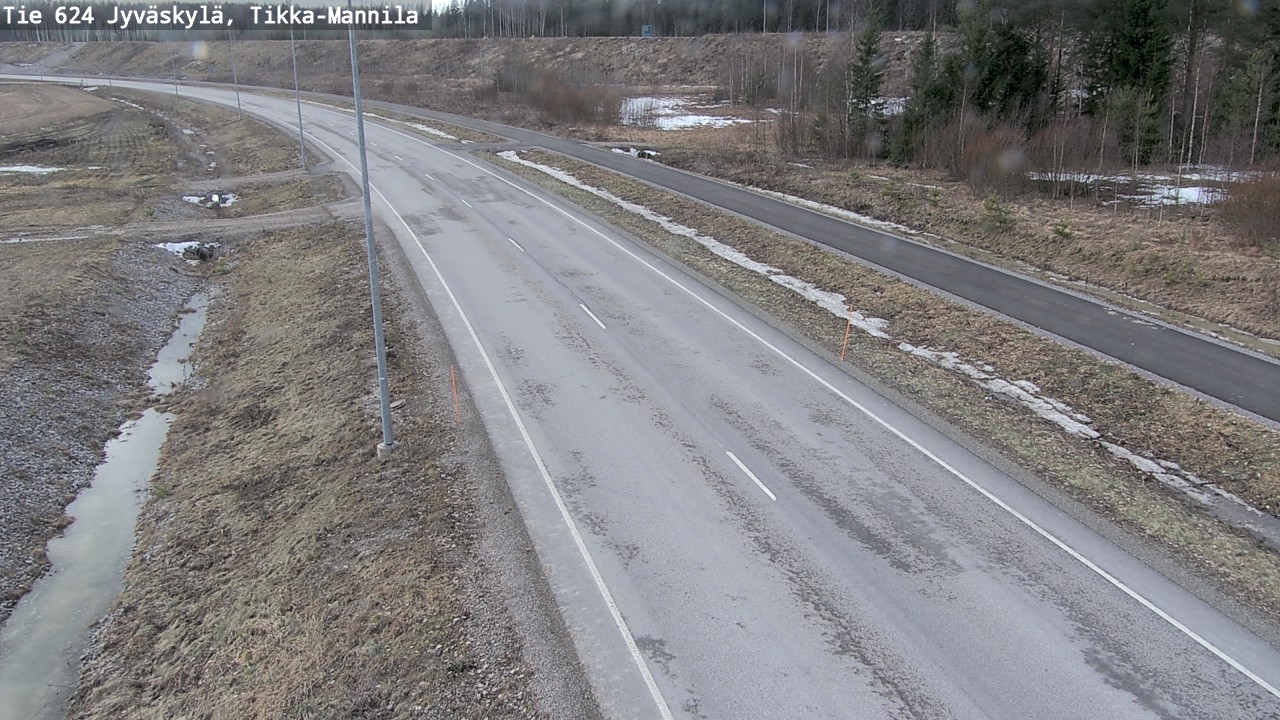 Kelikamerat Kuva Tie 624 Jyväskylä, Tikka-Mannila, Jyväskylä, Keski-Suomi