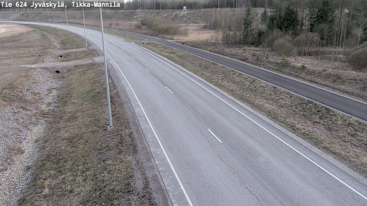 Weather Camera Image Road 624 Jyväskylä, Tikka-Mannila, Jyväskylä, Keski-Suomi