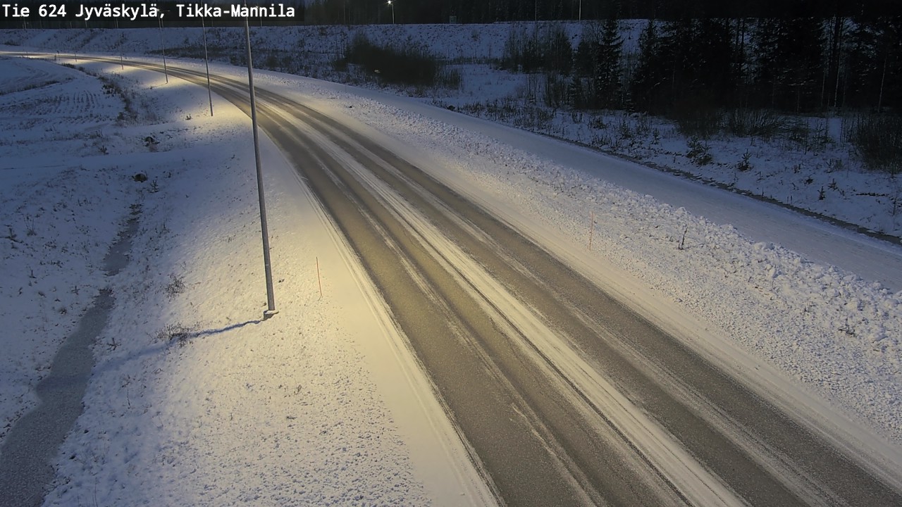 Kelikamerat Kuva Tie 624 Jyväskylä, Tikka-Mannila, Jyväskylä, Keski-Suomi