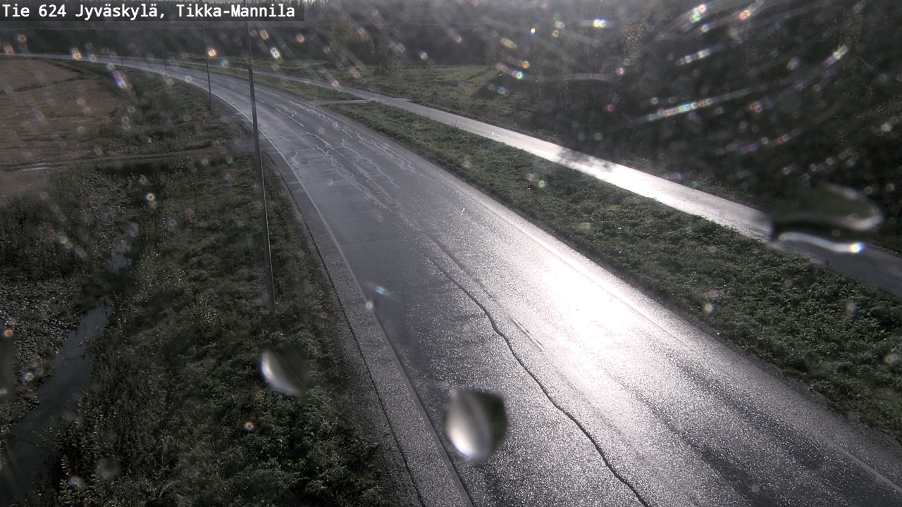 Weather Camera Image Road 624 Jyväskylä, Tikka-Mannila, Jyväskylä, Keski-Suomi
