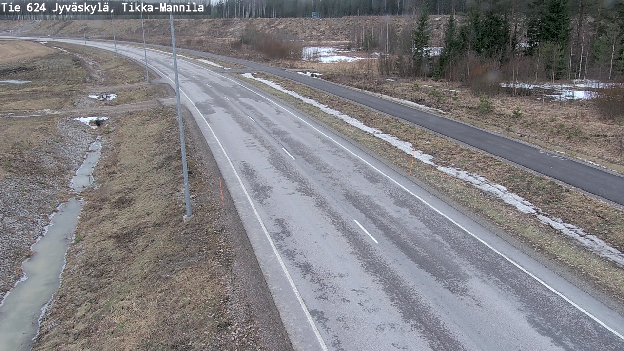 Kelikamerat Kuva Tie 624 Jyväskylä, Tikka-Mannila, Jyväskylä, Keski-Suomi