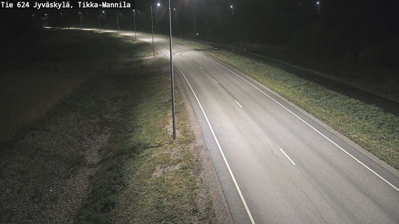 Weather Camera Image Väg 624 Jyväskylä, Tikka-Mannila, Jyväskylä, Keski-Suomi
