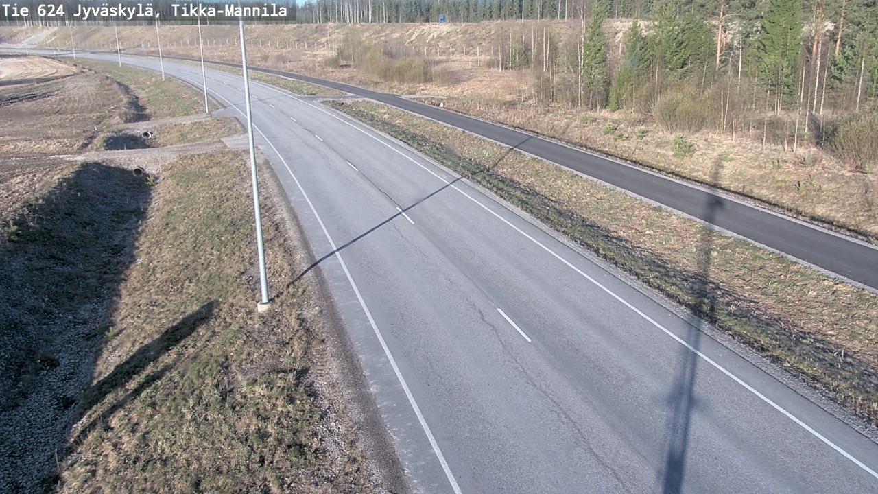 Kelikamerat Kuva Tie 624 Jyväskylä, Tikka-Mannila, Jyväskylä, Keski-Suomi