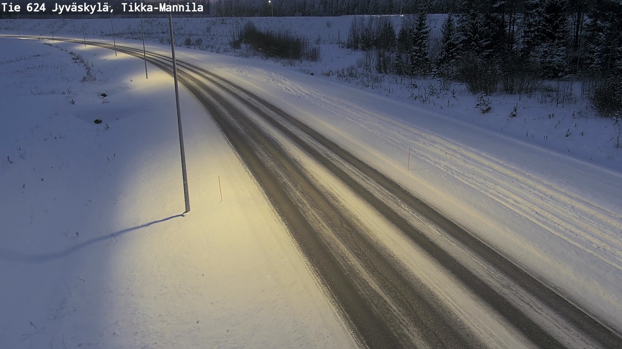 Kelikamerat Kuva Tie 624 Jyväskylä, Tikka-Mannila, Jyväskylä, Keski-Suomi