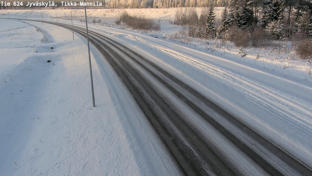 Weather Camera Image Road 624 Jyväskylä, Tikka-Mannila, Jyväskylä, Keski-Suomi