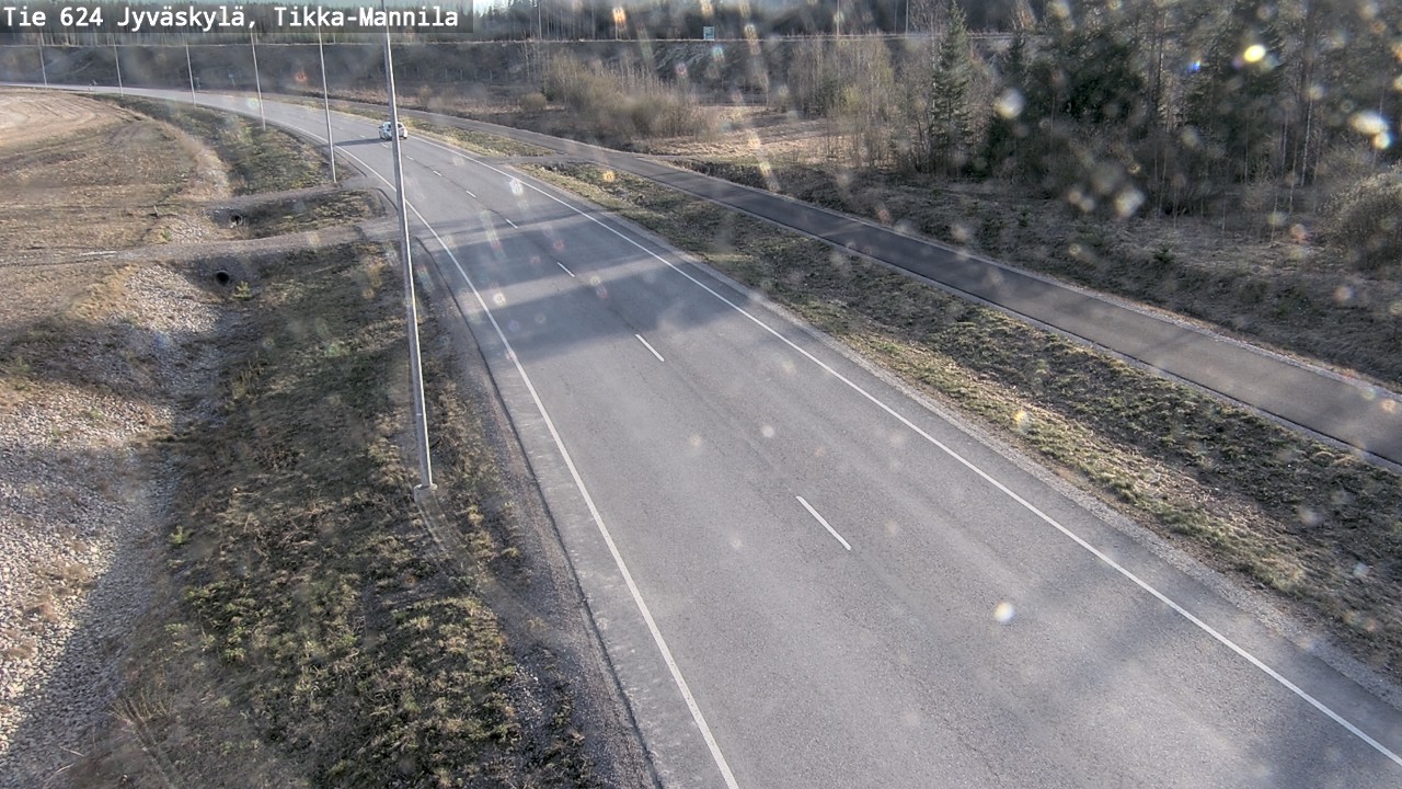 Weather Camera Image Road 624 Jyväskylä, Tikka-Mannila, Jyväskylä, Keski-Suomi