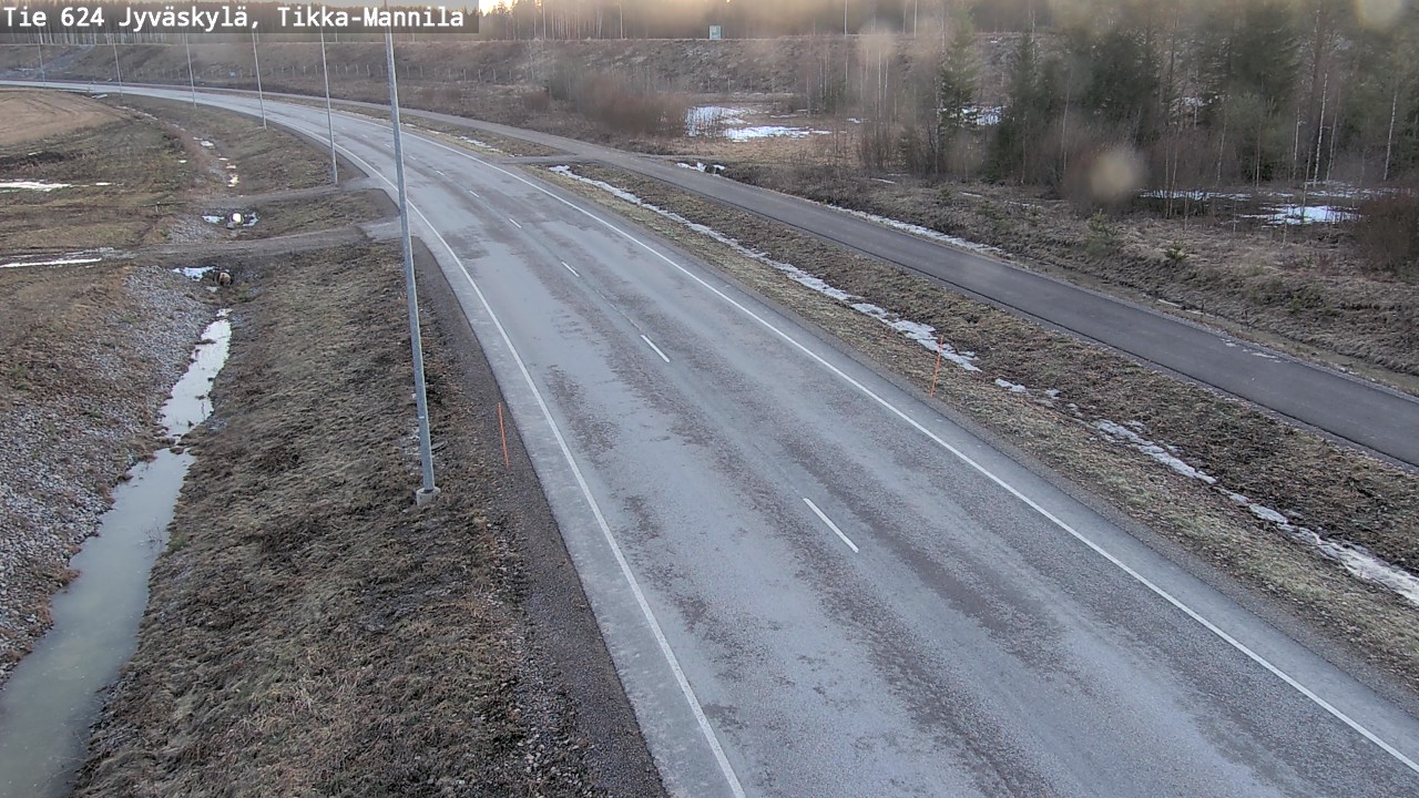 Weather Camera Image Road 624 Jyväskylä, Tikka-Mannila, Jyväskylä, Keski-Suomi