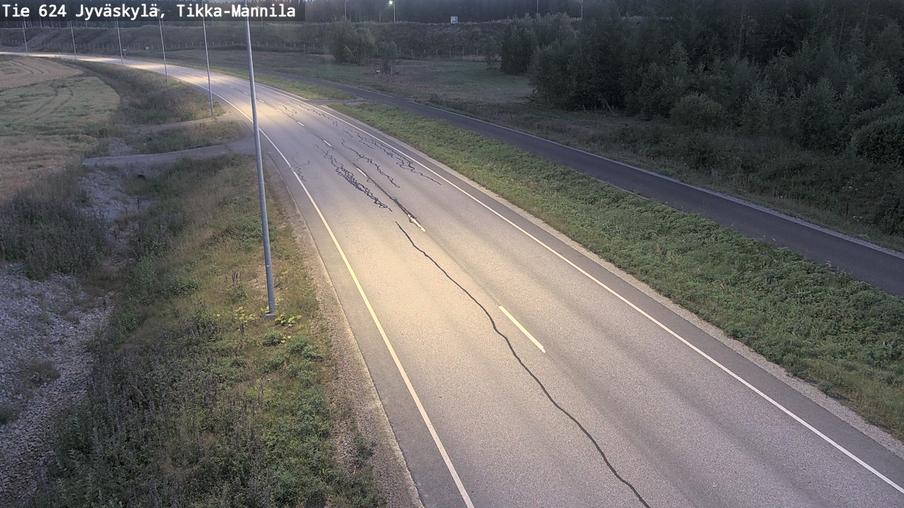 Kelikamerat Kuva Tie 624 Jyväskylä, Tikka-Mannila, Jyväskylä, Keski-Suomi