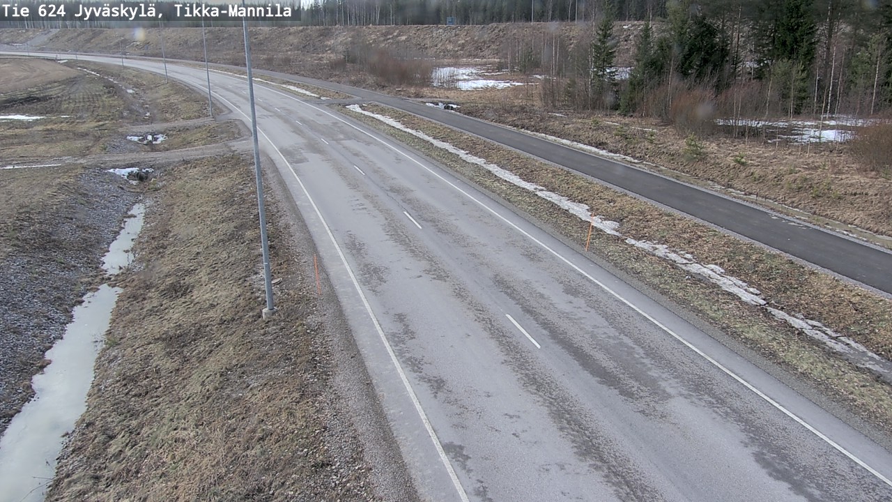 Kelikamerat Kuva Tie 624 Jyväskylä, Tikka-Mannila, Jyväskylä, Keski-Suomi