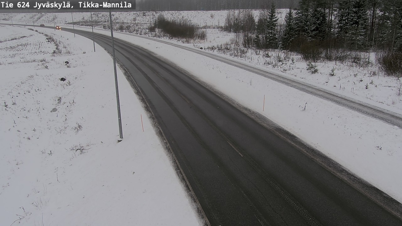 Weather Camera Image Väg 624 Jyväskylä, Tikka-Mannila, Jyväskylä, Keski-Suomi