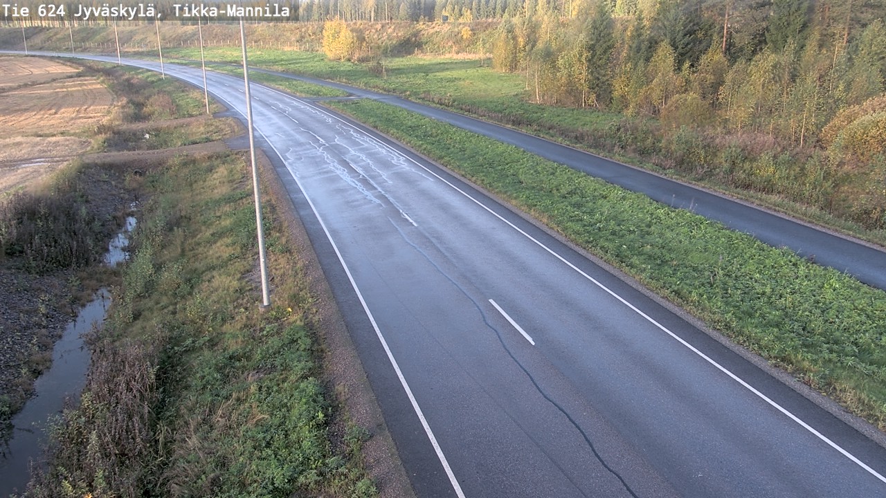 Weather Camera Image Road 624 Jyväskylä, Tikka-Mannila, Jyväskylä, Keski-Suomi