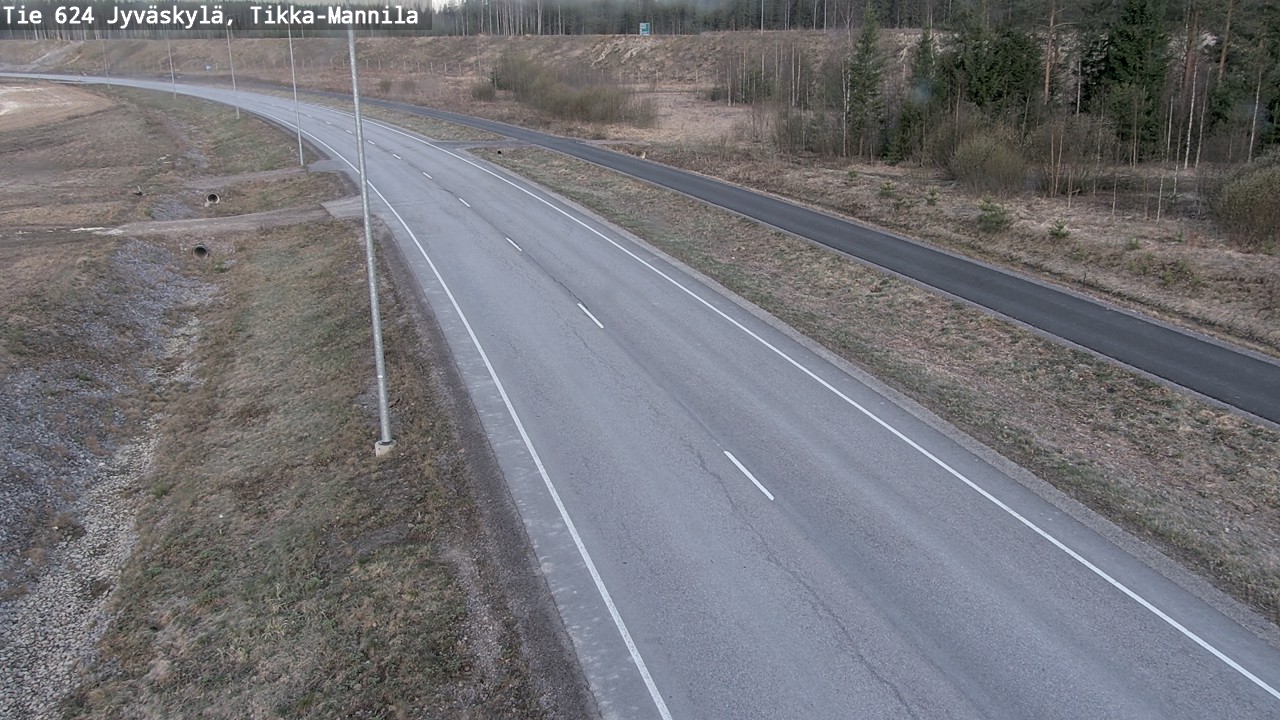 Kelikamerat Kuva Tie 624 Jyväskylä, Tikka-Mannila, Jyväskylä, Keski-Suomi