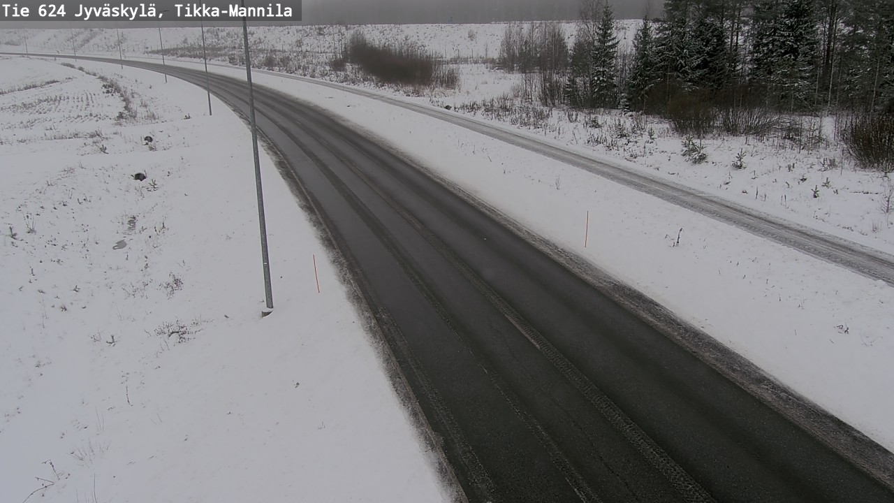 Kelikamerat Kuva Tie 624 Jyväskylä, Tikka-Mannila, Jyväskylä, Keski-Suomi