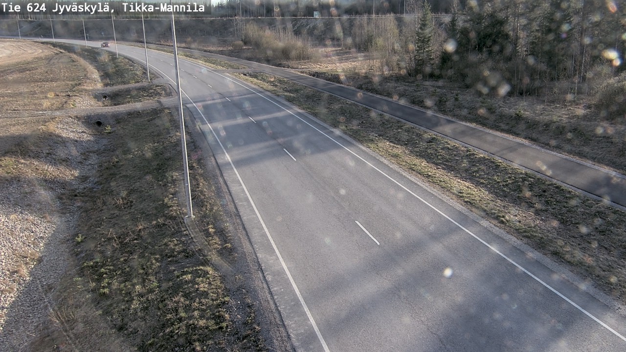 Weather Camera Image Road 624 Jyväskylä, Tikka-Mannila, Jyväskylä, Keski-Suomi