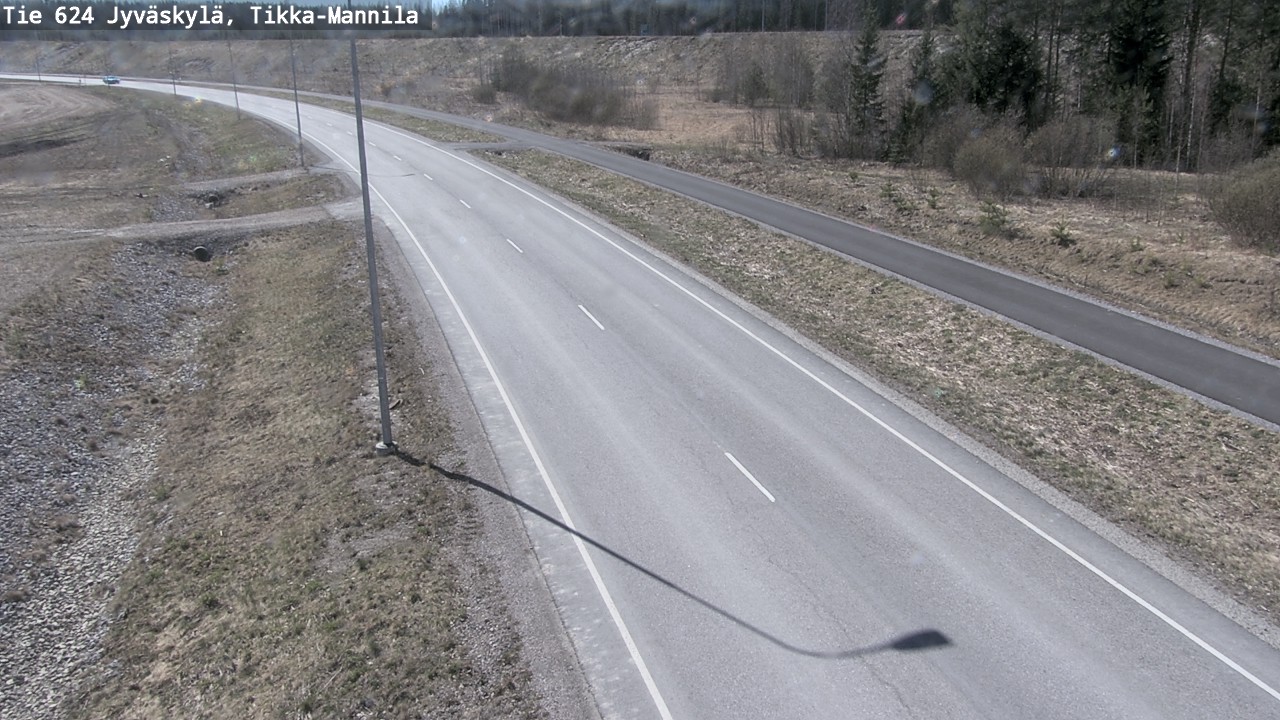 Weather Camera Image Road 624 Jyväskylä, Tikka-Mannila, Jyväskylä, Keski-Suomi