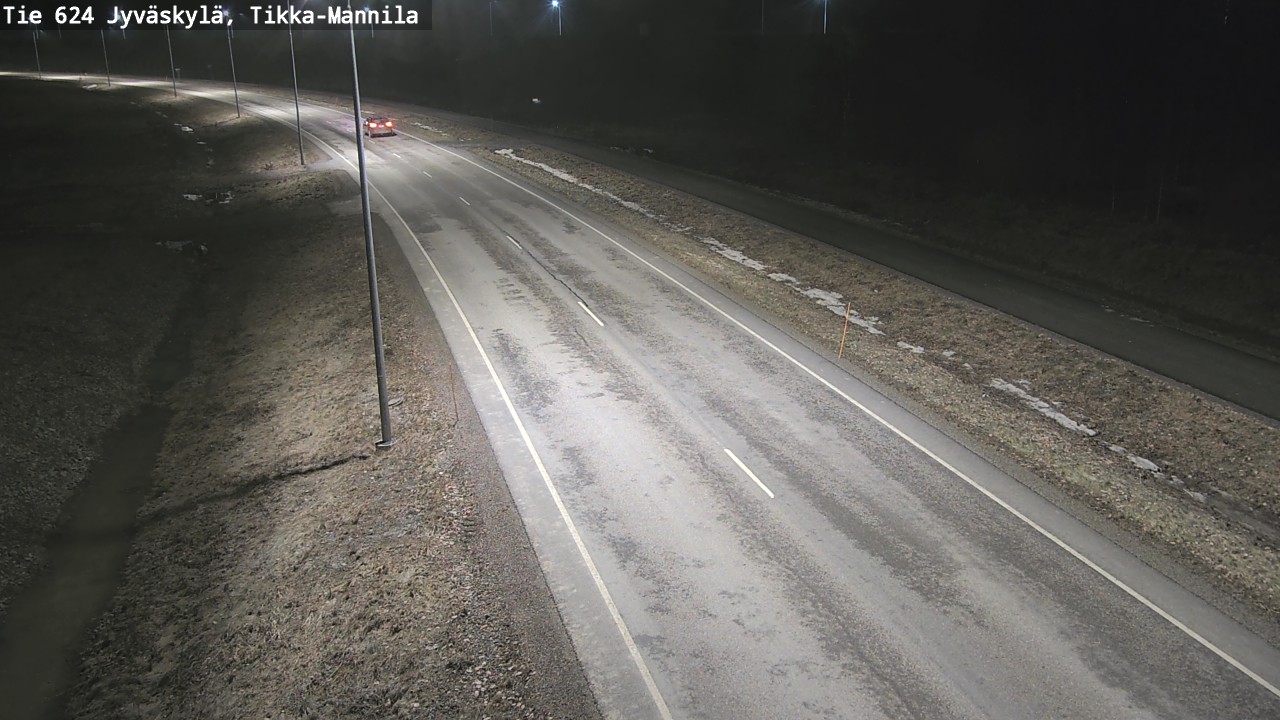 Weather Camera Image Road 624 Jyväskylä, Tikka-Mannila, Jyväskylä, Keski-Suomi
