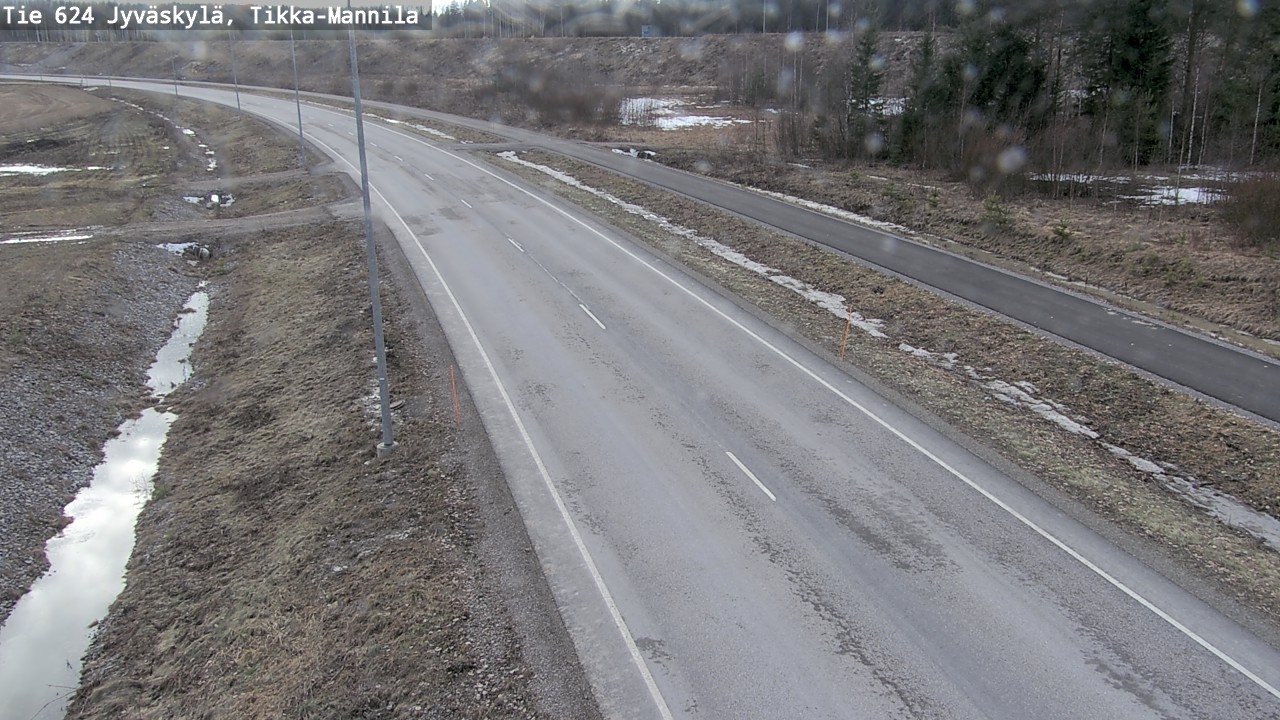 Weather Camera Image Väg 624 Jyväskylä, Tikka-Mannila, Jyväskylä, Keski-Suomi