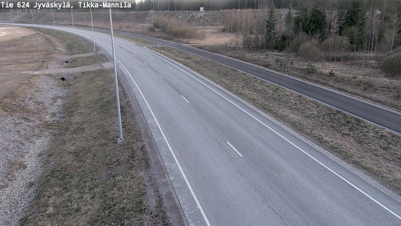 Weather Camera Image Road 624 Jyväskylä, Tikka-Mannila, Jyväskylä, Keski-Suomi