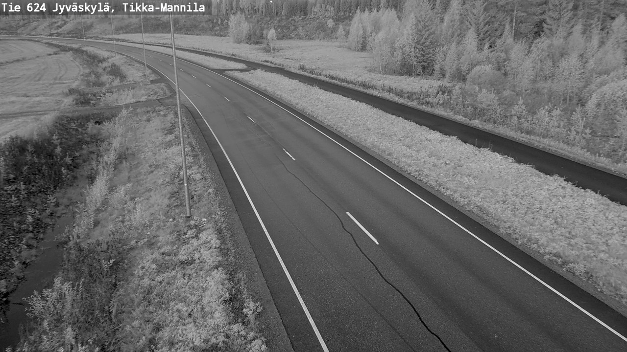 Weather Camera Image Road 624 Jyväskylä, Tikka-Mannila, Jyväskylä, Keski-Suomi