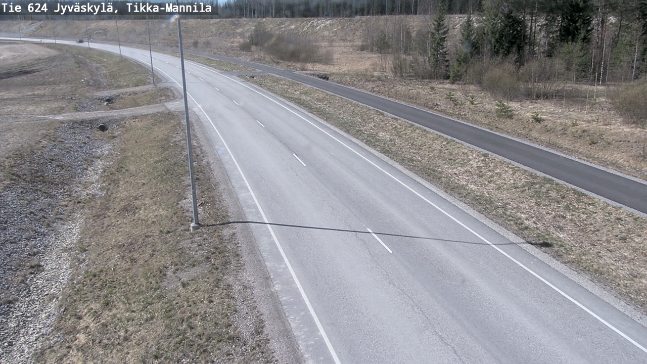 Weather Camera Image Road 624 Jyväskylä, Tikka-Mannila, Jyväskylä, Keski-Suomi