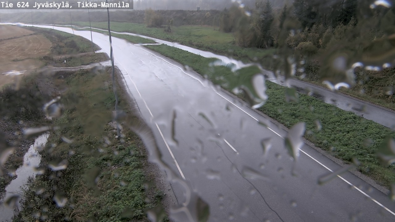 Weather Camera Image Road 624 Jyväskylä, Tikka-Mannila, Jyväskylä, Keski-Suomi