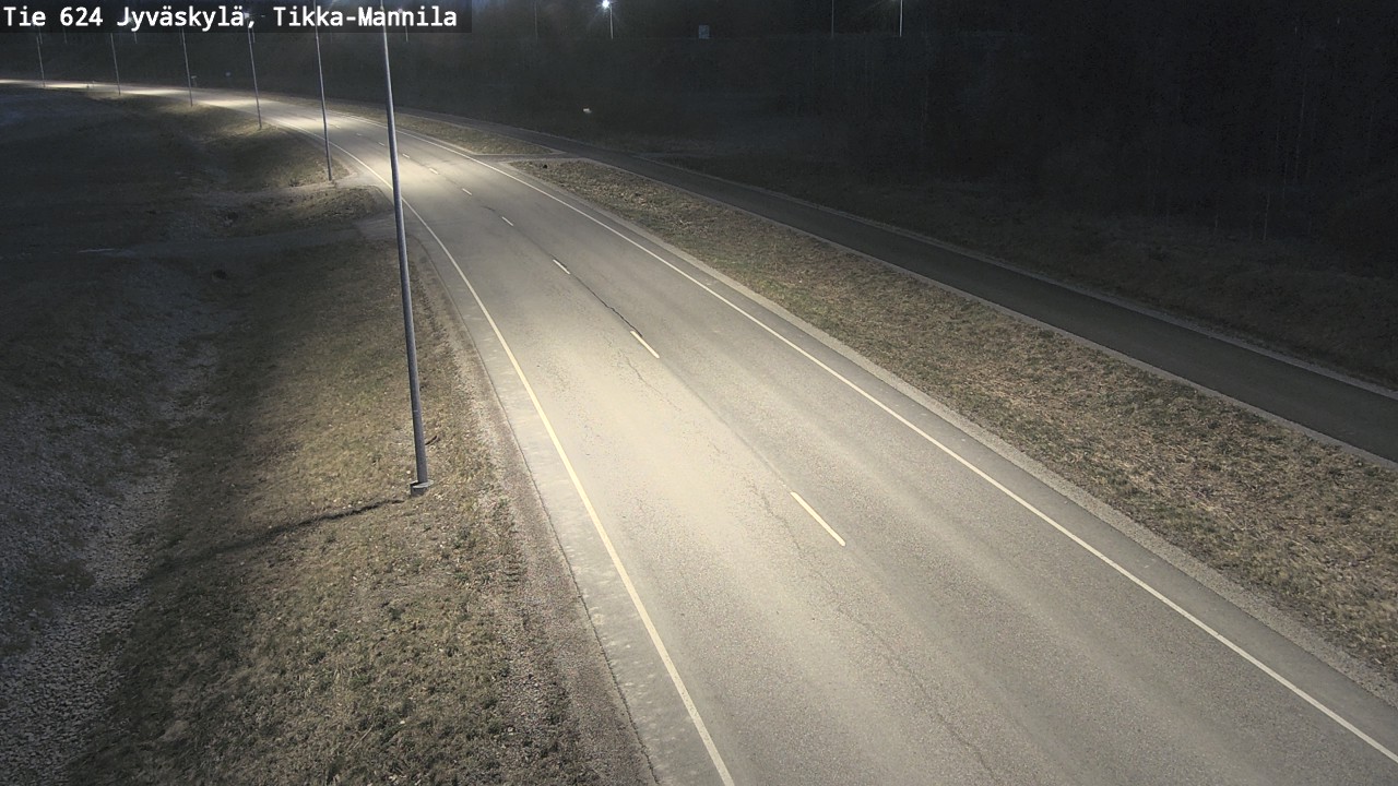 Weather Camera Image Road 624 Jyväskylä, Tikka-Mannila, Jyväskylä, Keski-Suomi