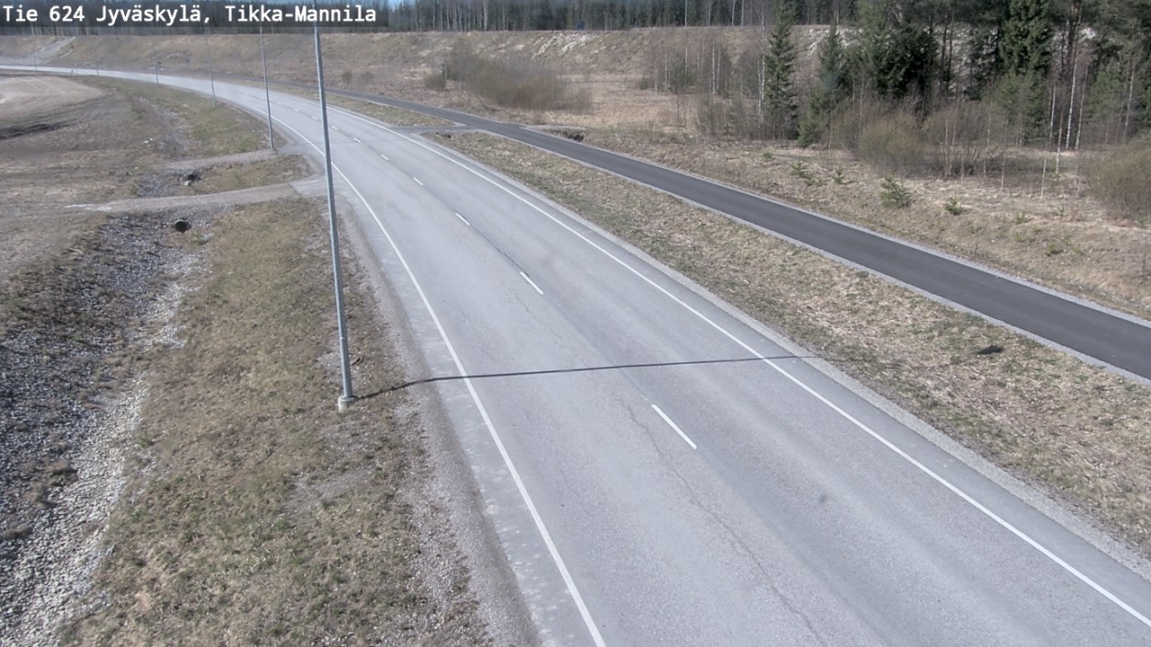 Weather Camera Image Road 624 Jyväskylä, Tikka-Mannila, Jyväskylä, Keski-Suomi