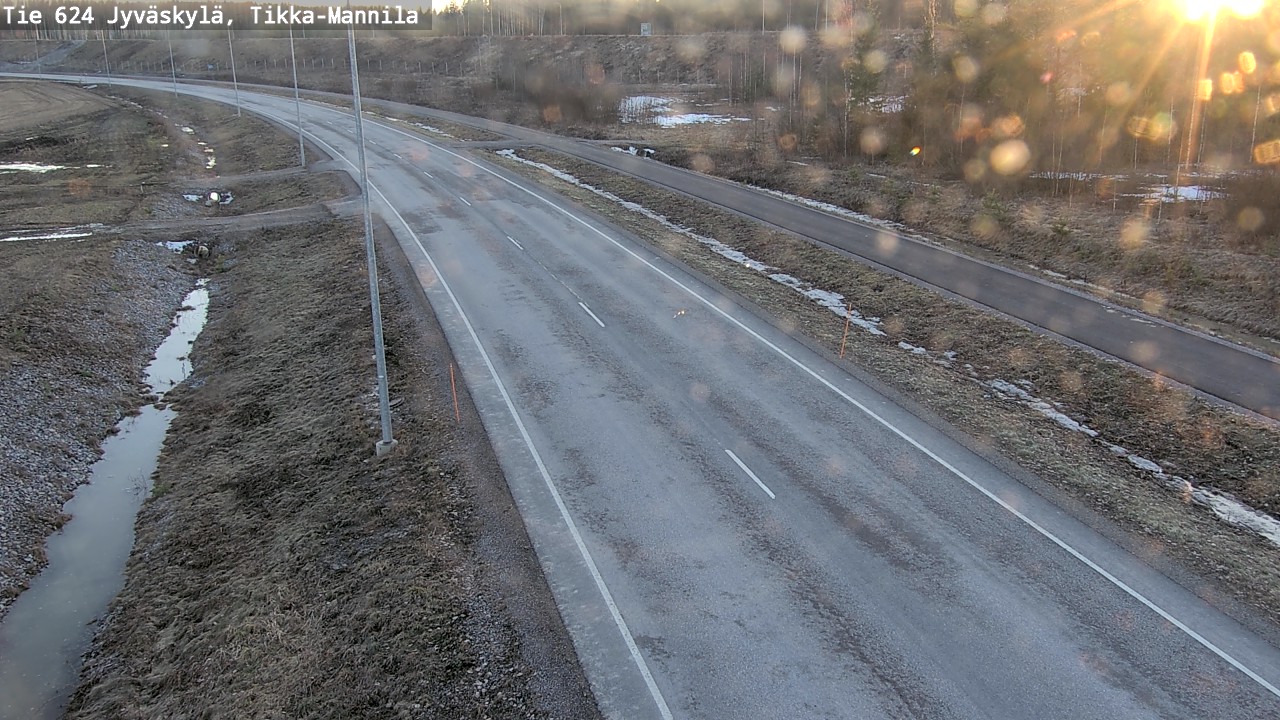 Weather Camera Image Road 624 Jyväskylä, Tikka-Mannila, Jyväskylä, Keski-Suomi