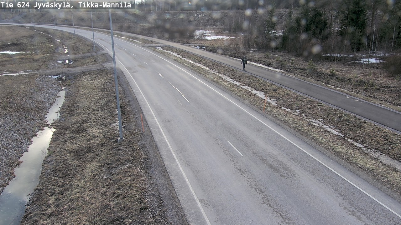 Weather Camera Image Väg 624 Jyväskylä, Tikka-Mannila, Jyväskylä, Keski-Suomi