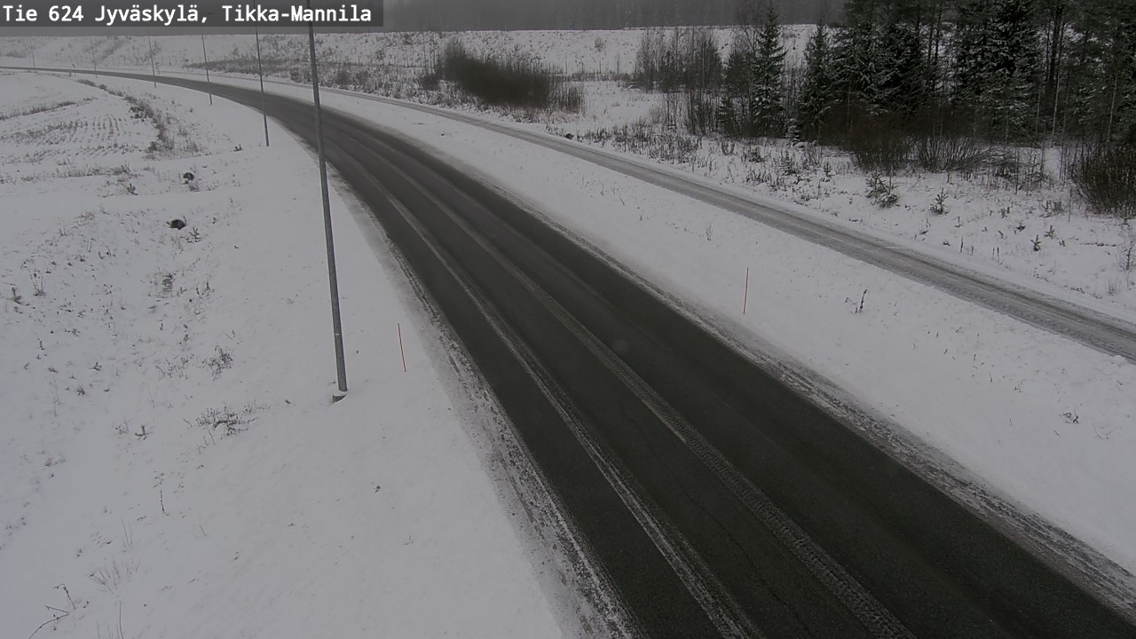 Kelikamerat Kuva Tie 624 Jyväskylä, Tikka-Mannila, Jyväskylä, Keski-Suomi